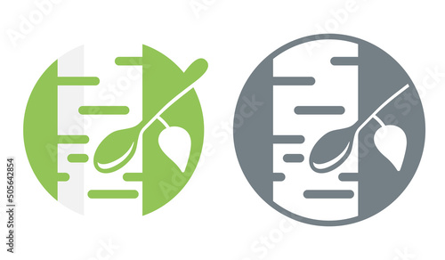 Xylitol icon - ingredient known as birch sugar
