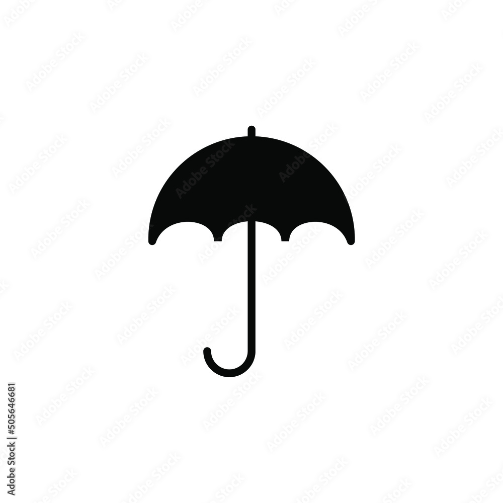 Umbrella, Weather, Protection Solid Line Icon Vector Illustration Logo Template. Suitable For Many Purposes. Umbrella, Weather, Protection Solid Line Icon Vector Illustration Logo Template. Suitable For Many Purposes.