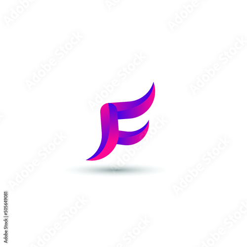 f letter logo. f logo design. 