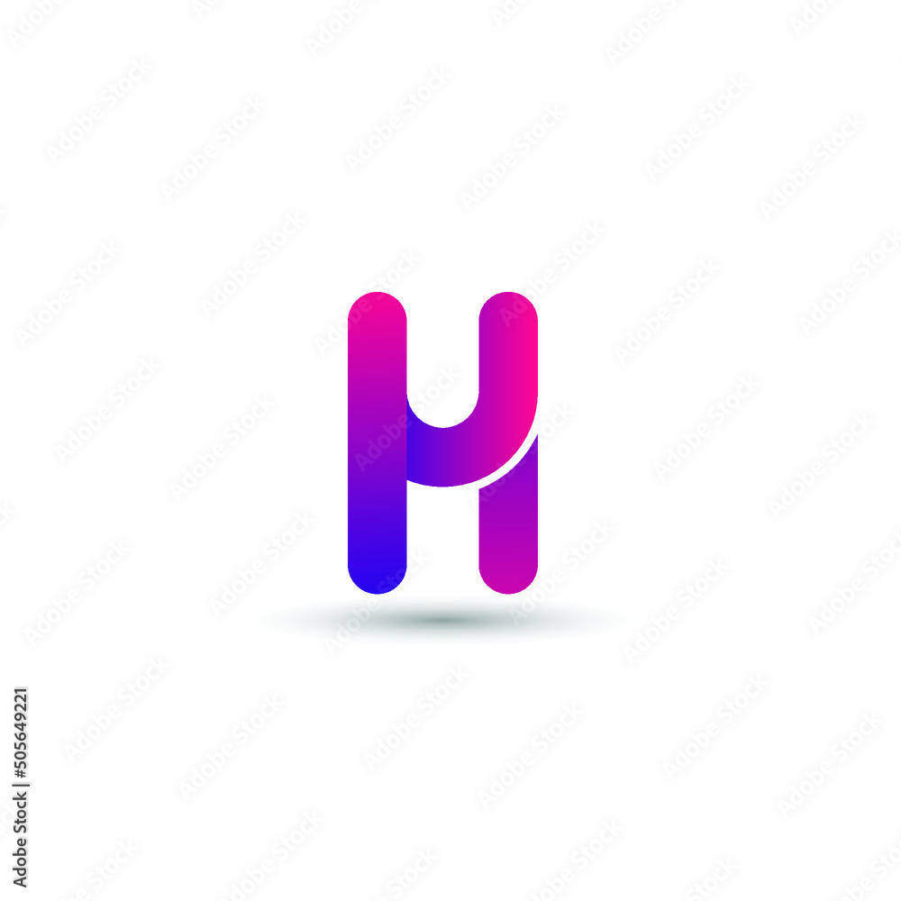 H letter logo. H logo design. H letter logo. H logo design.