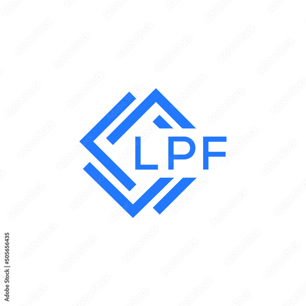 LPF technology letter logo design on white  background. LPF creative initials technology letter logo concept. LPF technology letter design.