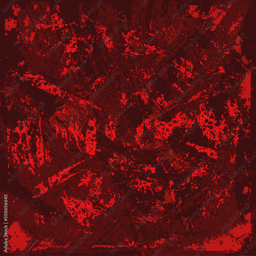 Red abstract grunge background. Red color texture covered with scratches Red abstract grunge background. Red color texture covered with scratches