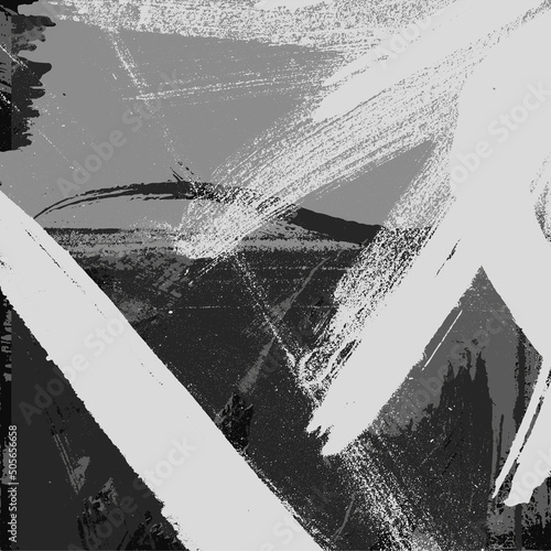 Black and white abstract grunge background