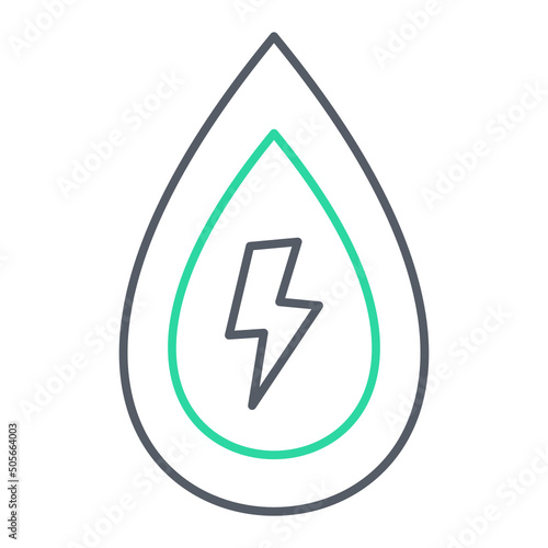 Water Energy Icon Design