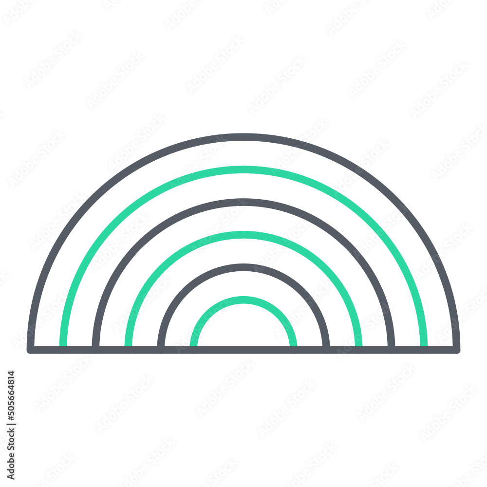 Rainbow Icon Design Rainbow Icon Design