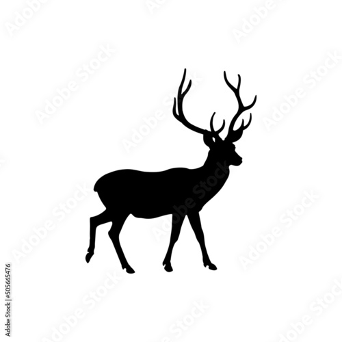 The Best Deer Silhouette Illustration Vector Image High Quality