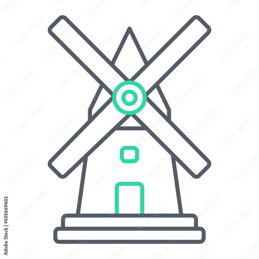 Windmill Icon Design