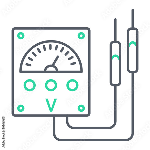 Voltmeter Icon Design