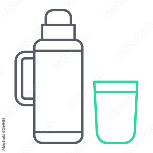 Thermos Flask Icon Design