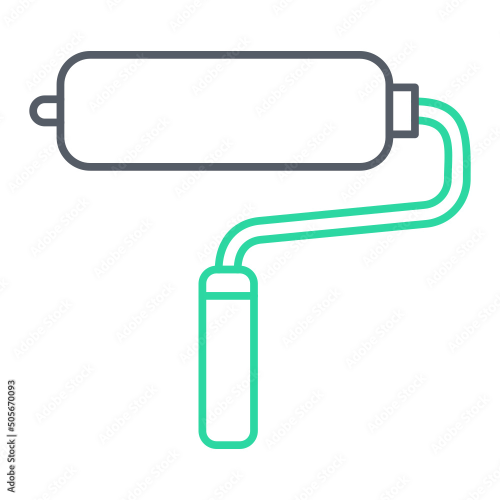 Paint Roller Icon Design Paint Roller Icon Design