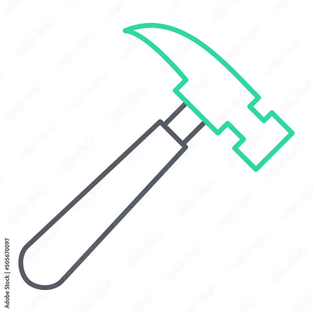 Hammer Icon Design Hammer Icon Design