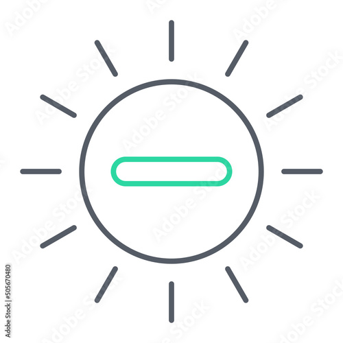 Negative Ion Icon Design