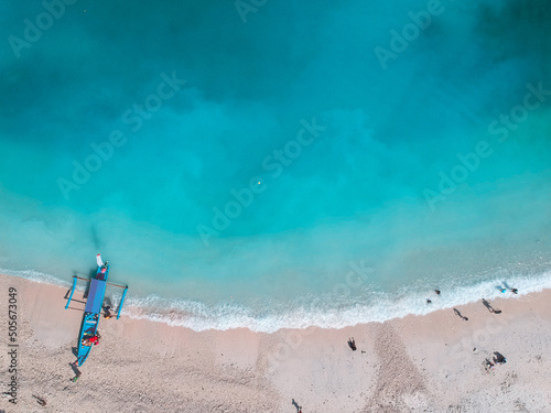 Beach view from aerial