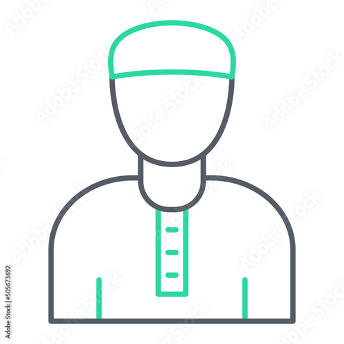 Muslim Male Icon Design