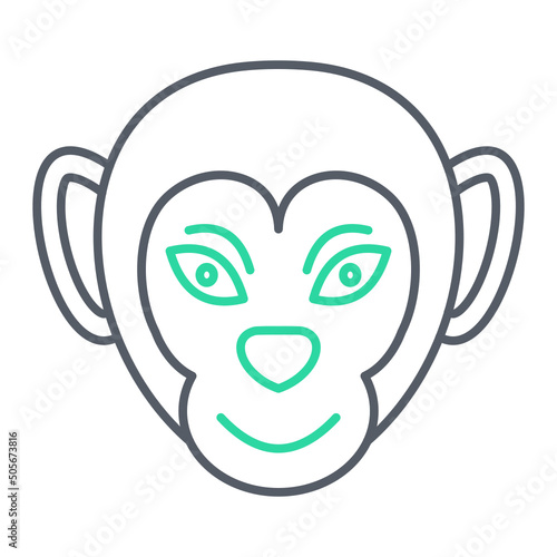 Monkey Icon Design