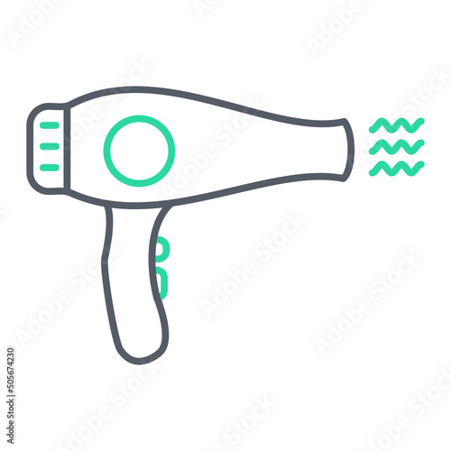 Hair Dryer Icon Design