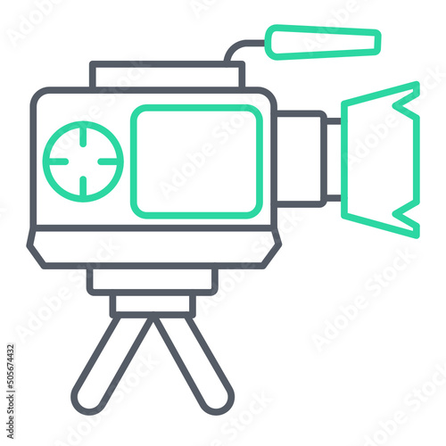 Video Camera Icon Design