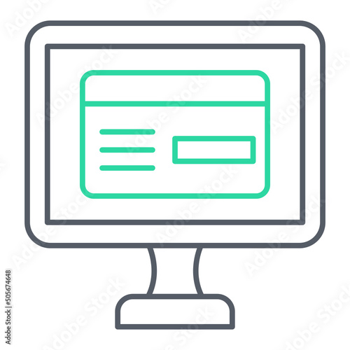 Online Payment Icon Design