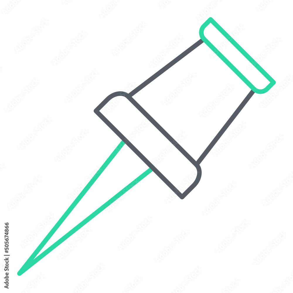 Push Pin Icon Design Push Pin Icon Design