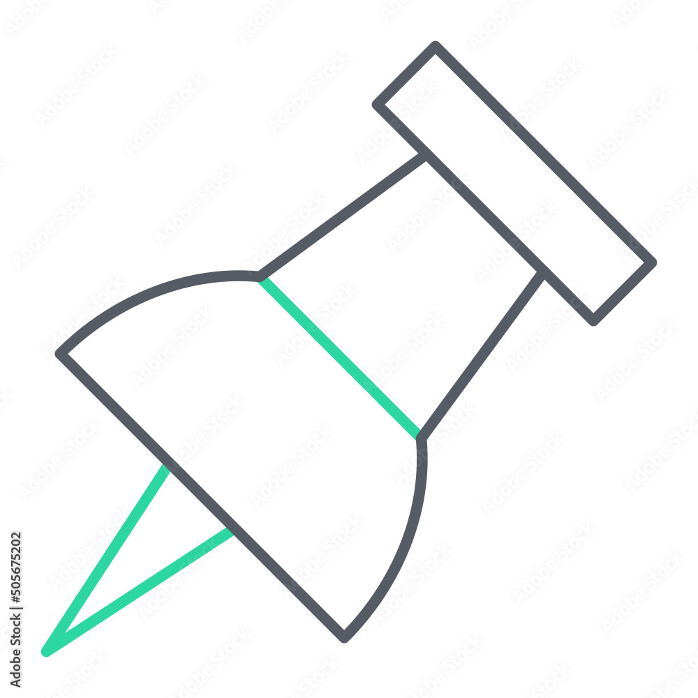 Push Pin Icon Design Push Pin Icon Design