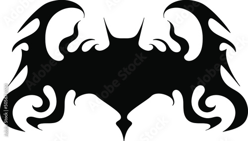 New bat icon. batman logo vector isolated on white background