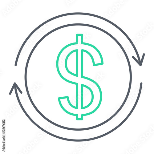 Money Flow Icon Design