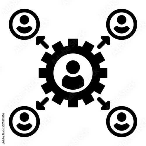 Outsourcing Icon