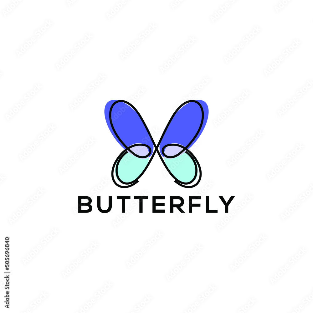 Butterfly Logo Design Vector Concept. Insect Logo Ideas Vector Butterfly Logo Design Vector Concept. Insect Logo Ideas Vector