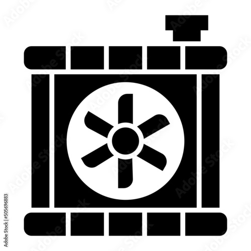 Car Radiator Icon