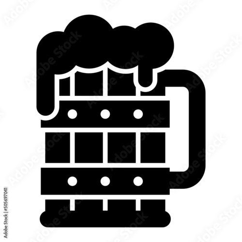 Wooden Mug Icon