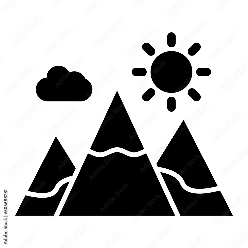 Mountains Icon Mountains Icon