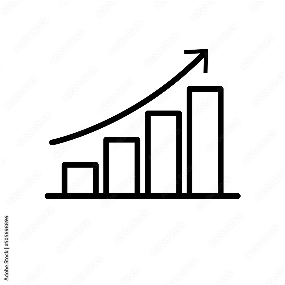 Graph Icon Design Vector Illustrator ( Editable Stroke ) Graph Icon Design Vector Illustrator ( Editable Stroke )