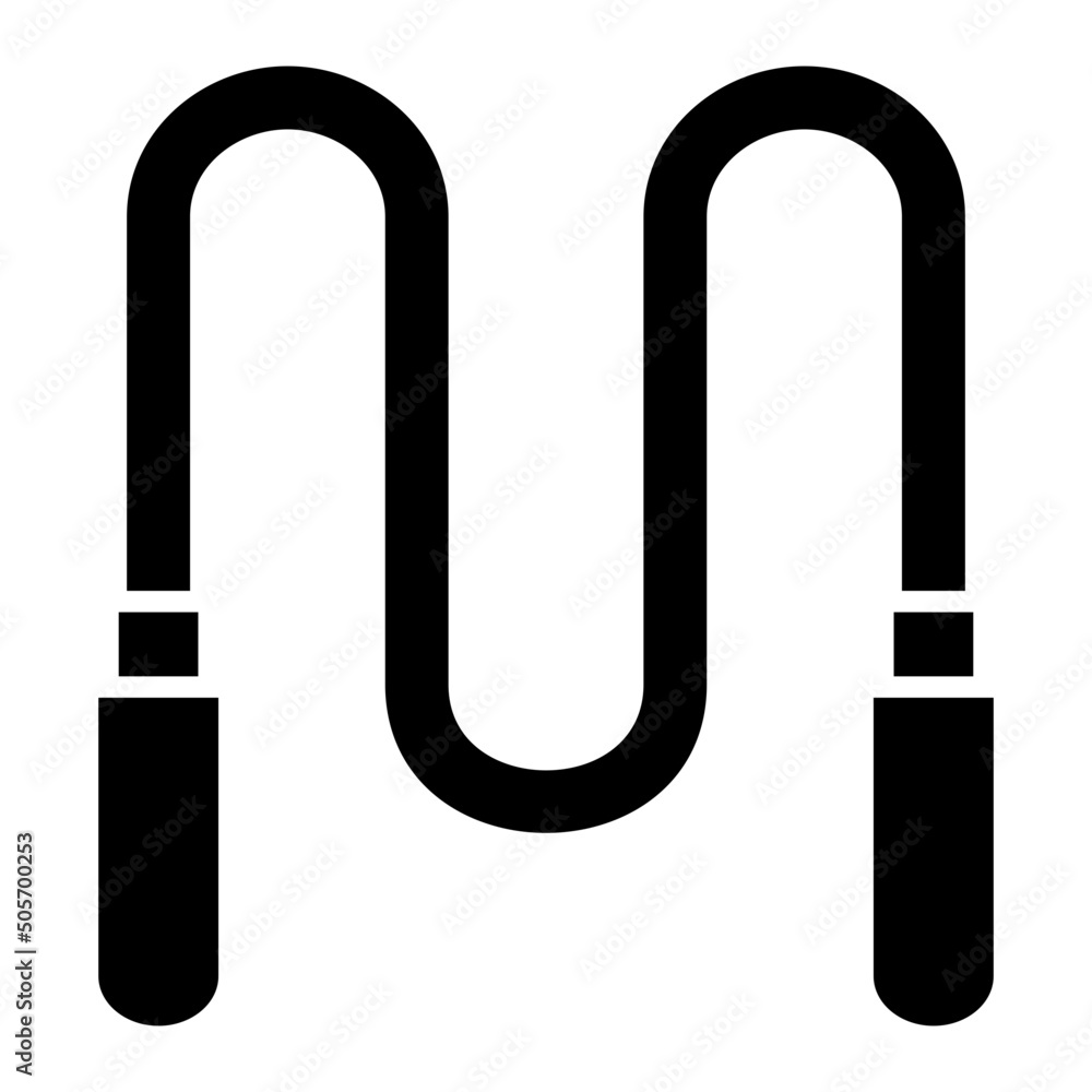 Fotografie Jumping Rope Icon