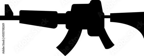gun weapon rifle mp5 revolver silhouette shotgun