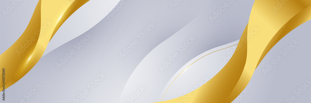 Abstract grey and gold background banner poster with dynamic waves. technology network Vector illustration. Abstract grey and gold background banner poster with dynamic waves. technology network Vector illustration.