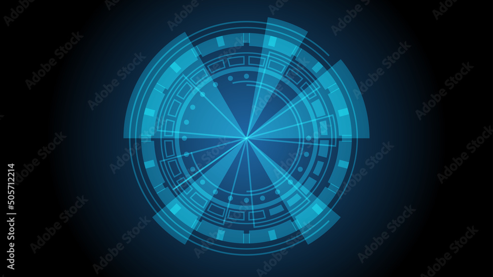 Abstract future technological digital interface Abstract future technological digital interface