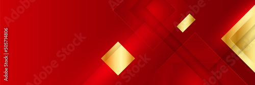 abstract vector luxury red and gold background modern creative concept banner