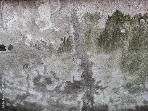 Rusty stain concrete wall background with copy space.