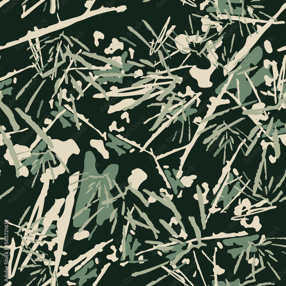 Φωτογραφία UFO camouflage of various shades of green and beige colors