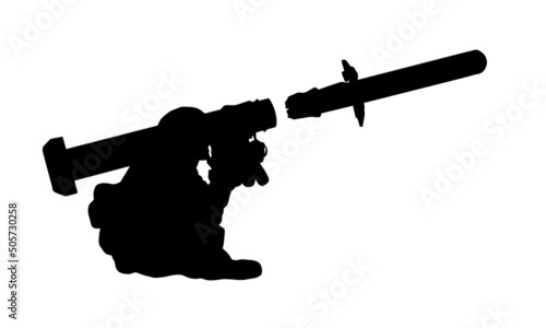 Javelin Missile Launcher Silhouette