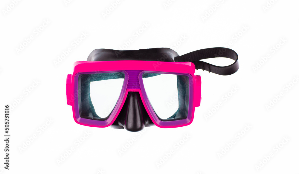 swimming children goggles isolated on white background swimming children goggles isolated on white background