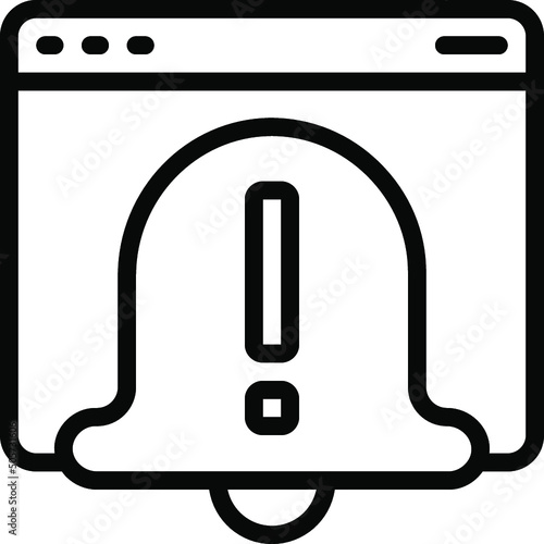 Website Alert Icon