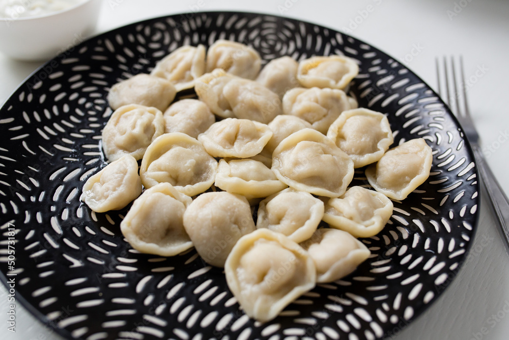 dumplings on a plate dumplings on a plate