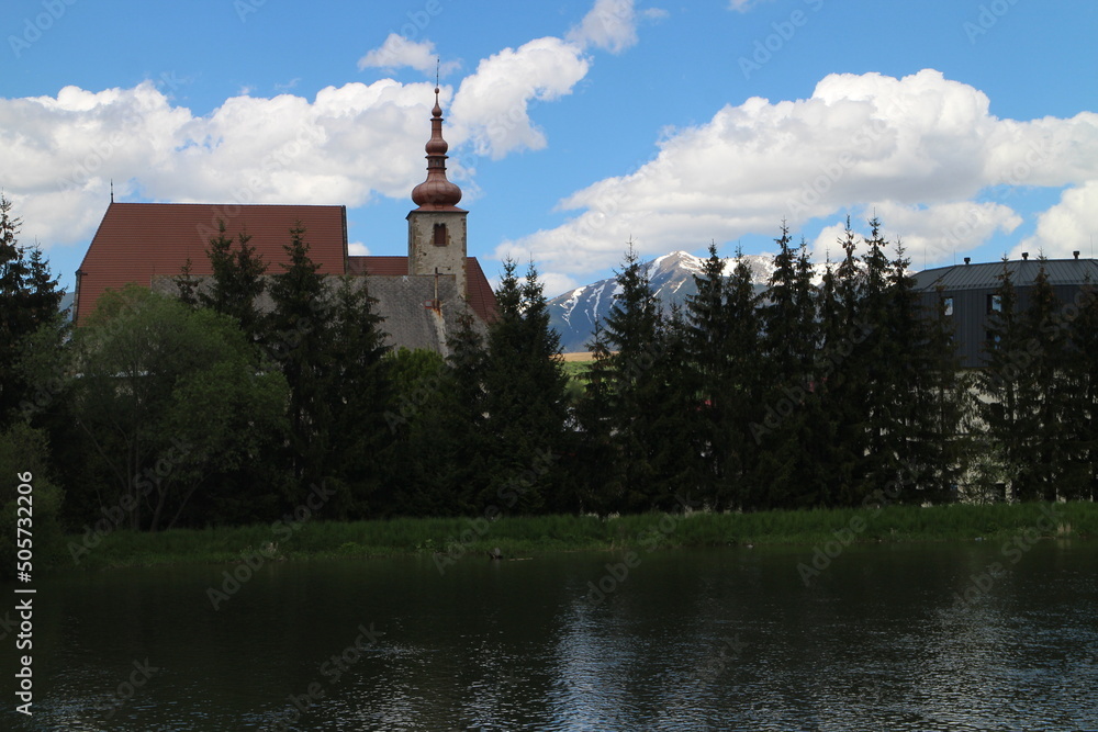 Catholic St. Peter's Church of Alcantara (kostol svateho Petra z Alkantary) in Liptovsky Mikulas, central Slovakia
