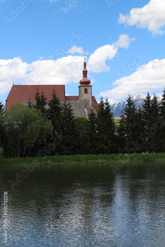 Catholic St. Peter's Church of Alcantara (kostol svateho Petra z Alkantary) in Liptovsky Mikulas, central Slovakia photo