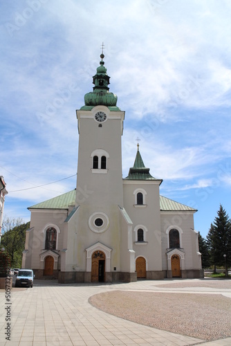 Catholic St. Andrew´s Church in Ruzomberok, central Slovakia
