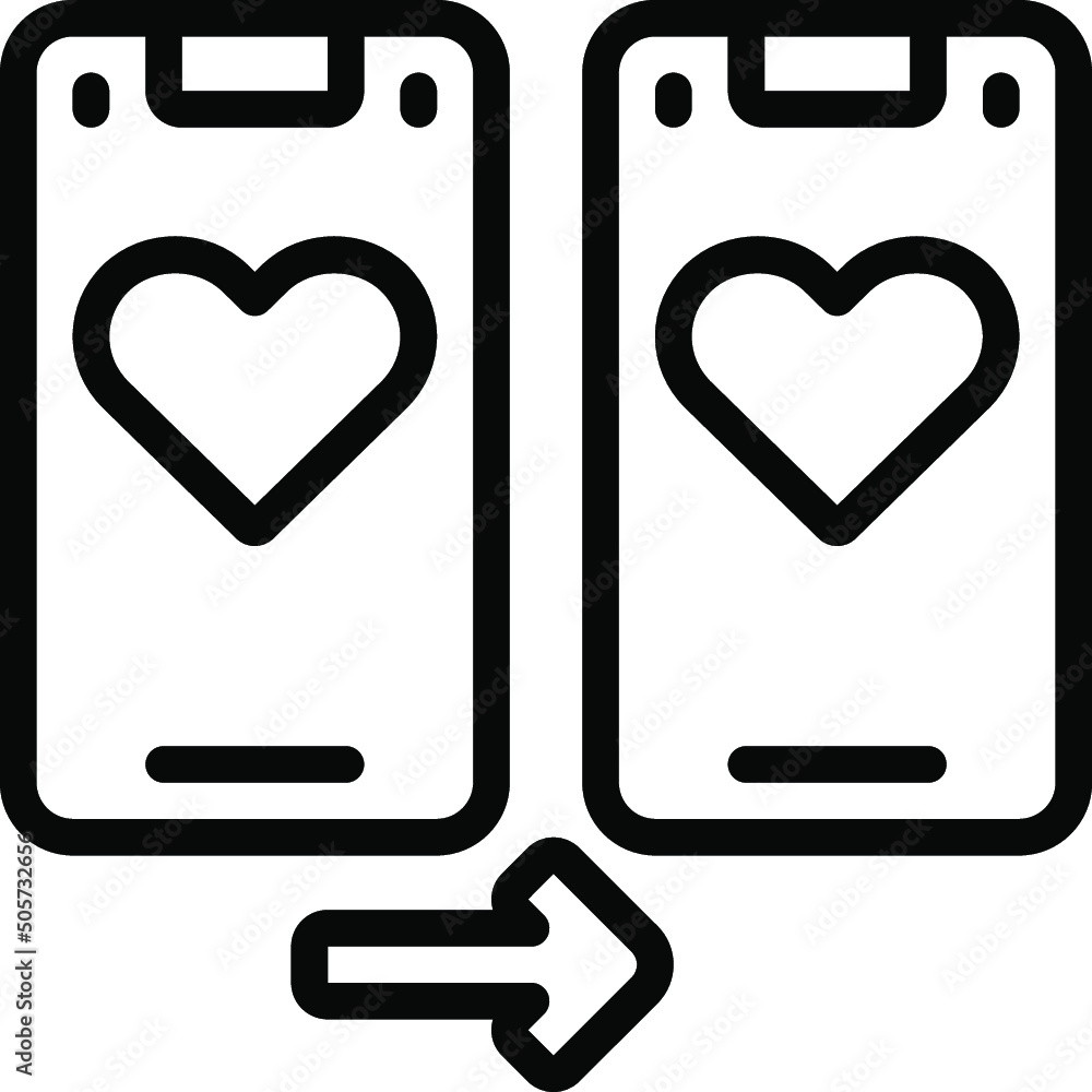 Send And Receive Love Icon Send And Receive Love Icon
