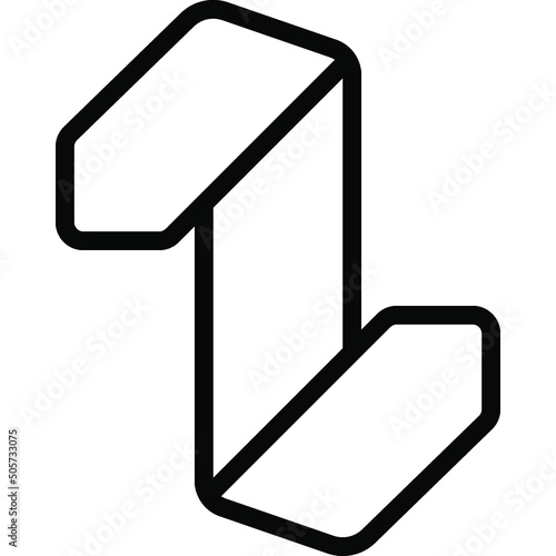 Folded Over Arrow Icon
