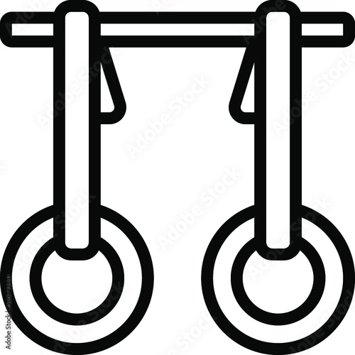 Gymnastics Rings Icon