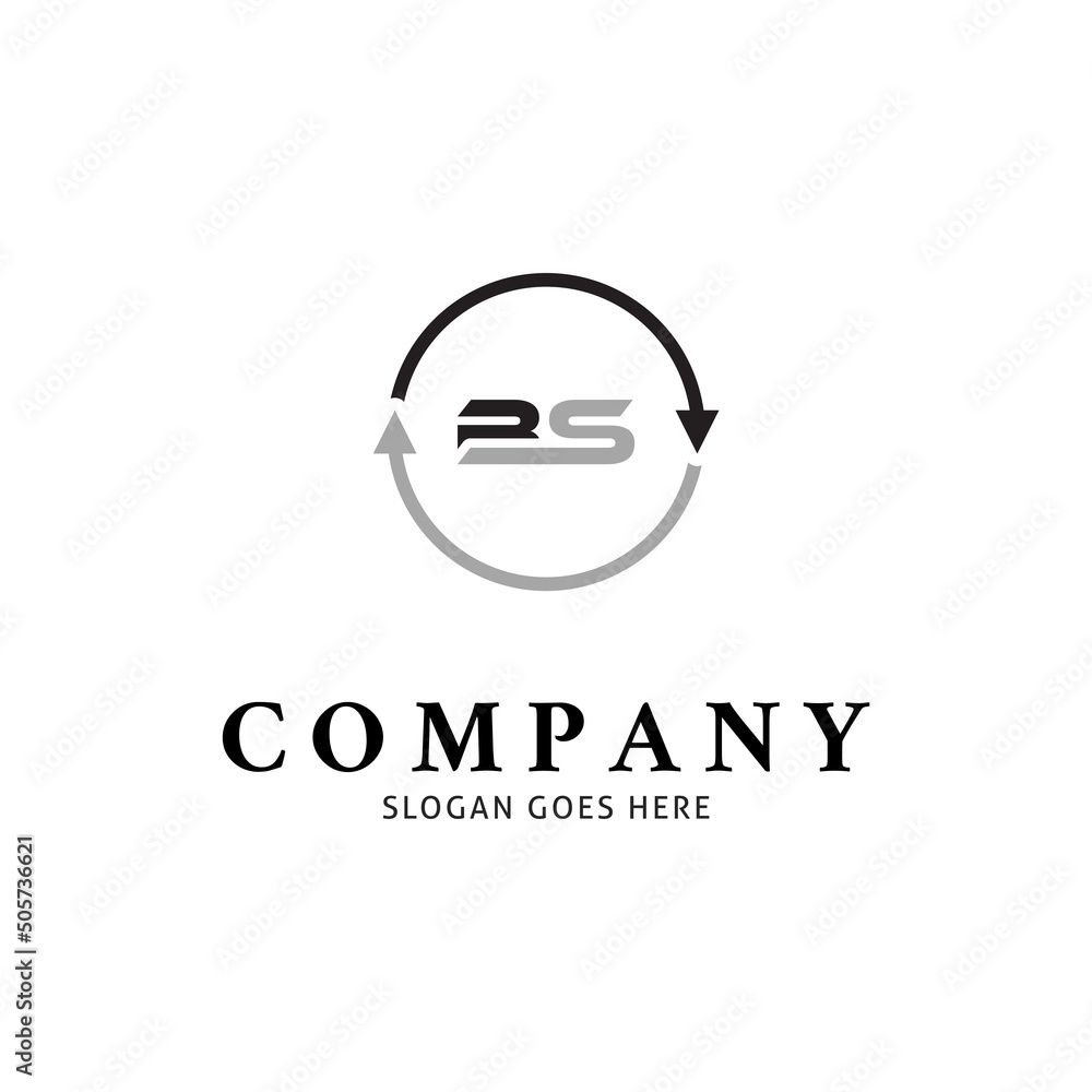 Initial Letter BS Icon Vector Logo Template Illustration Design Initial Letter BS Icon Vector Logo Template Illustration Design